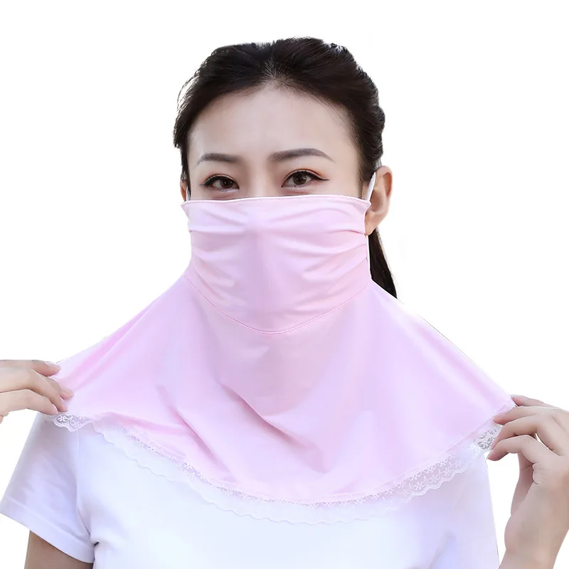 Летняя Новинка однотонный солнцезащитный ошейник для езды на открытом воздухе