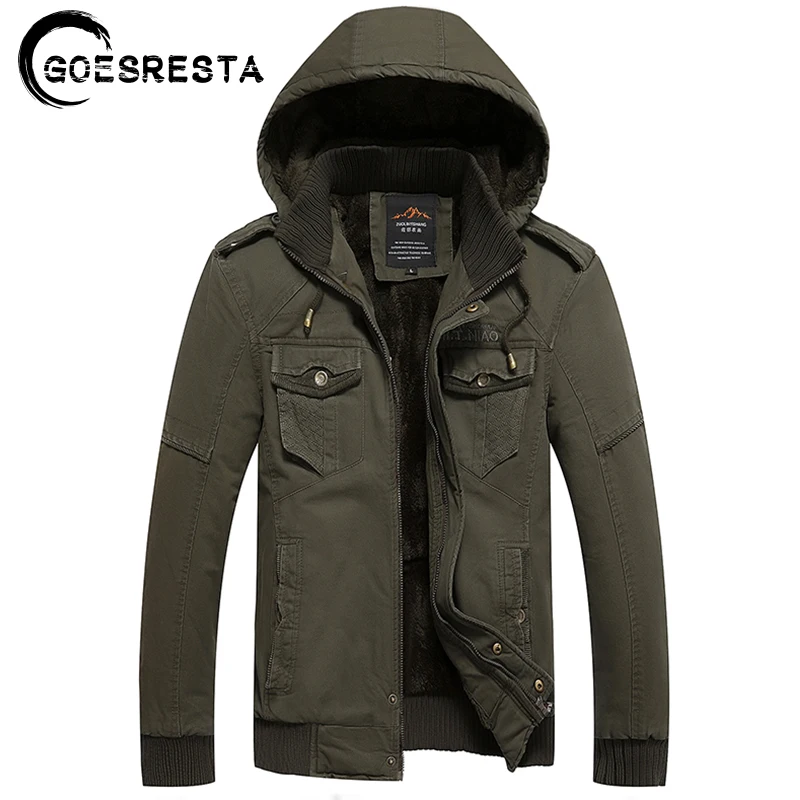 

Зимняя мужская куртка, утепленная, с эффектом потертости, хлопковая парка, брендовая, повседневная, военная, модная, тонкая, мужская куртка, L-5XL, большой размер, одежда