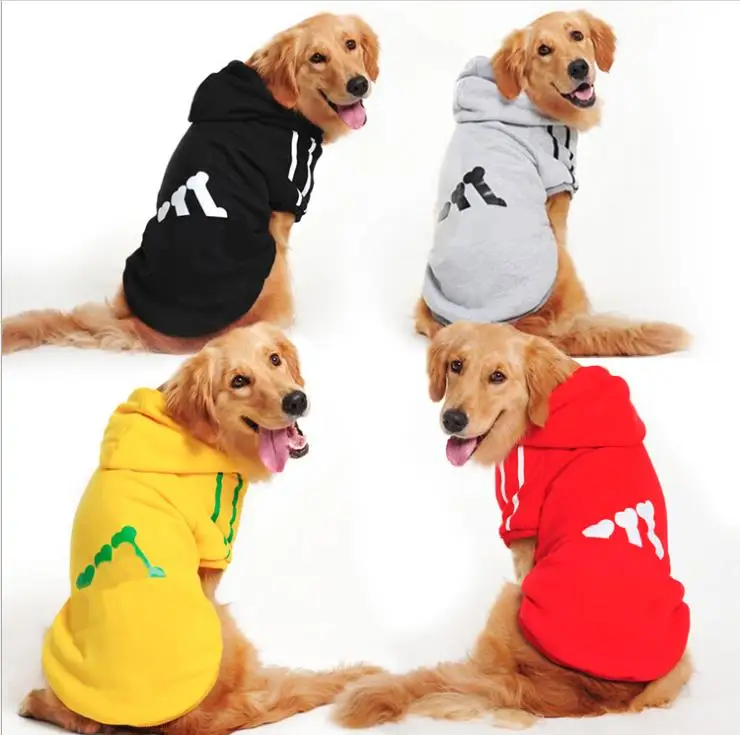 

Big dog clothes Christmas Winter Warm fleece Hoodies Coat For Medium Large dogs Golden Satsuma Husky Pet Clothes