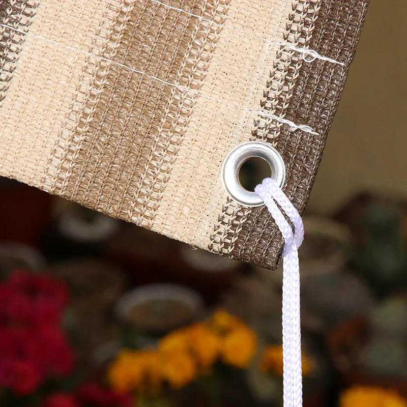 

Classic Blackout Curtain Anti-UV Sun Screen Window 6-pin Shade Net Balcony Shade Heat Insulation Net Sun Room Garden Accessory