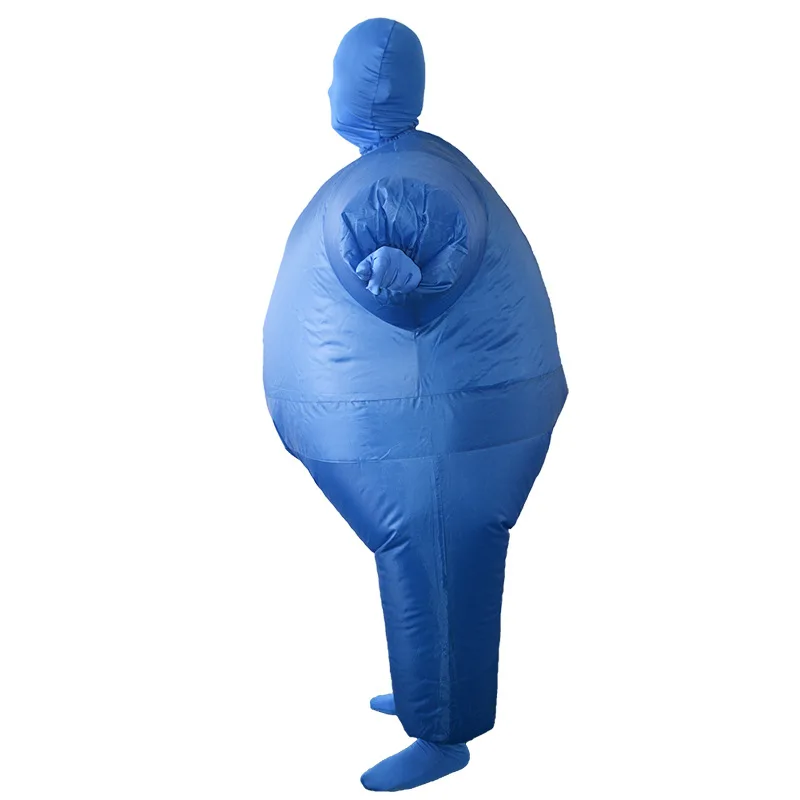 Надувной костюм сумо невидимый костюмы призрака на Хэллоуин для унисекс интриги