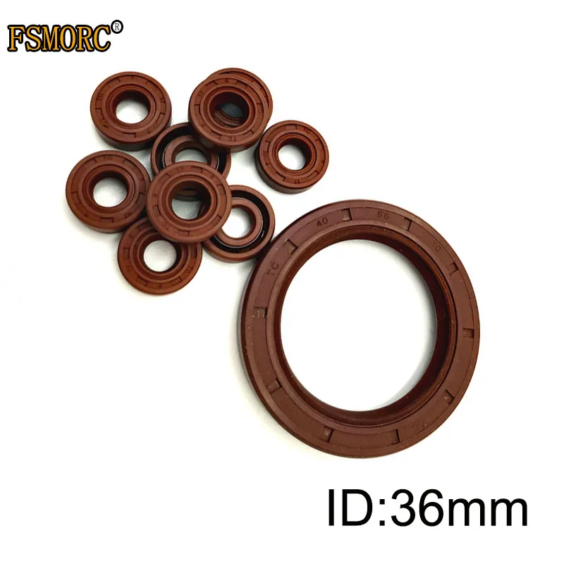 Уплотнение для масла двойное уплотнение с подвязкой коричневого цвета покрытием