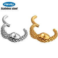 316l surgical steel daith hinged septum piercing nose ring snake type rings clicker cartilage tragus ear body piercing jewelry