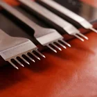 4 шт.компл. DIY 1 + 2 + 4 + 6 искусственная кожа Ремешок Инструменты для кожевенного ремесла 3456 мм перфораторы для кожи инструмент для прошивки