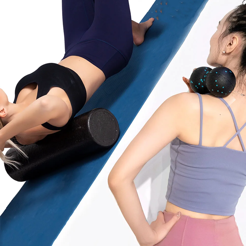 

EVA Yoga Foam Roller High Density Muscle Massage Roller Pilates Exercises Fitness Gym Massage column toolEquipment Brick 45/60cm