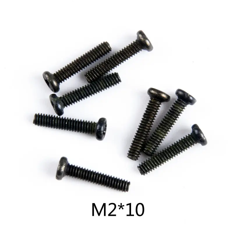 0110 Wltoys 12428 RC автомобиль запасные части саморезы с полукруглой потайной головкой Винты с плоской головкой и крестообразным шлицем половина штифт M2 M2.3 M2.5 M3 M4 винты для RC автомобиль - Цвет: 0110