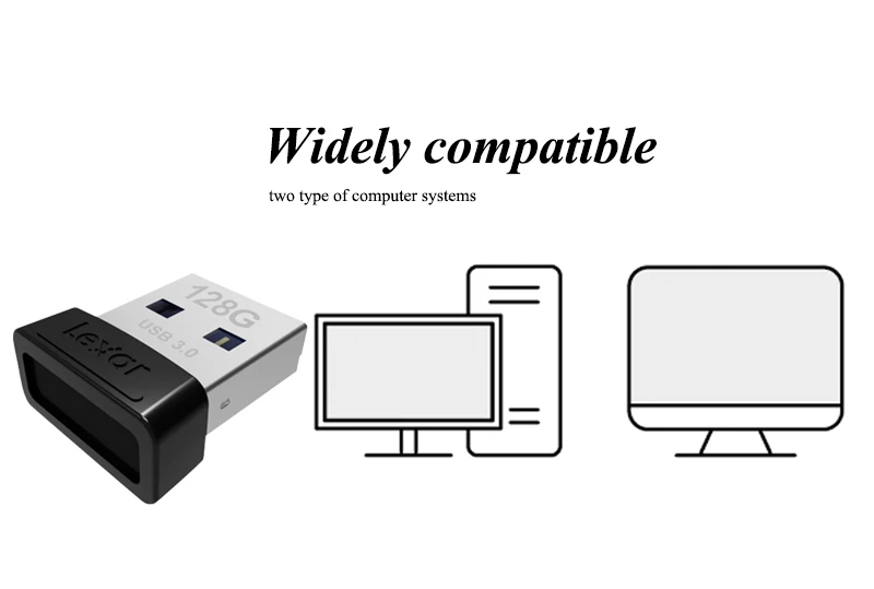 Lexar USB 3,0 Pendrive Jumpdrive S47 128 Гб 64 Гб оперативной памяти, 32 Гб встроенной памяти, запоминающее устройство ручка высокая Скорость передачи до 120 МБ/с. с 256-bit AES