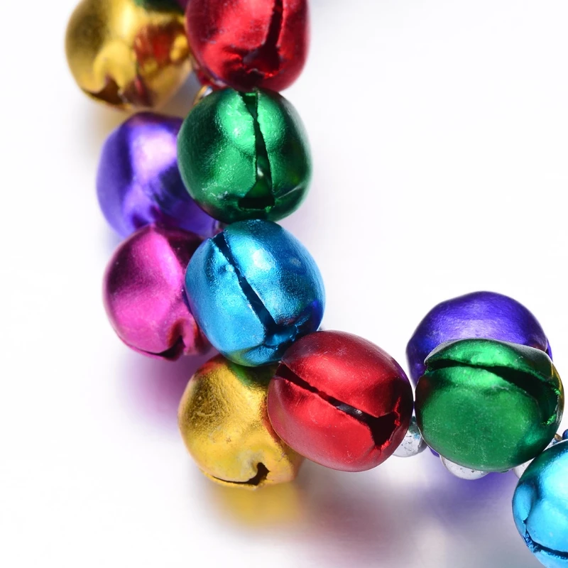 Металлический браслет колокольчик детские вечерние колокольчики из бисера