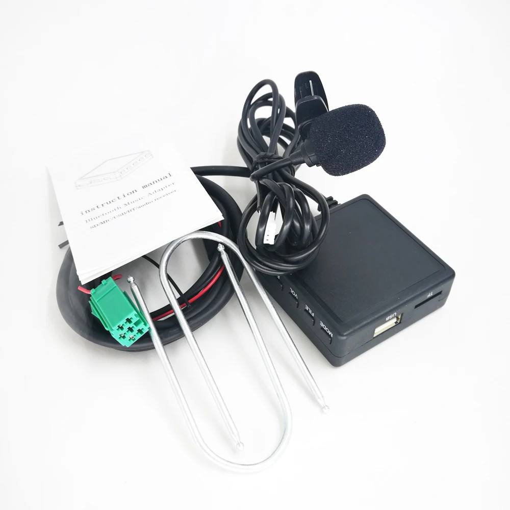 Biurlink 3 5 мм AUX USB флэш накопитель TF микрофон Handsfree медиа Bluetooth для мини входа ISO 6Pin