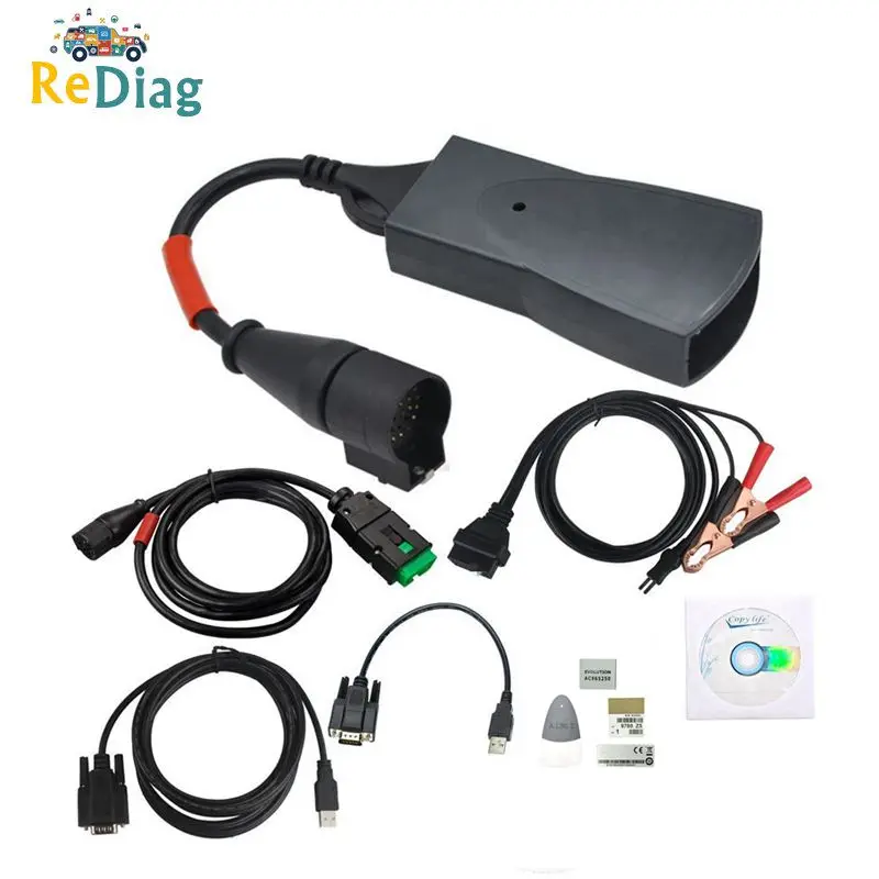 Lexia PP2000 полным набором чипов и 921815C полный Функция Diagbox V9.68 мульти Язык читатель