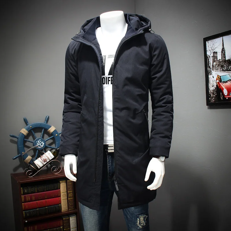 plus size 8XL in the long winter cotton padded clothes men XL warm coat fat thick jacket hooded down free shipping | Мужская одежда