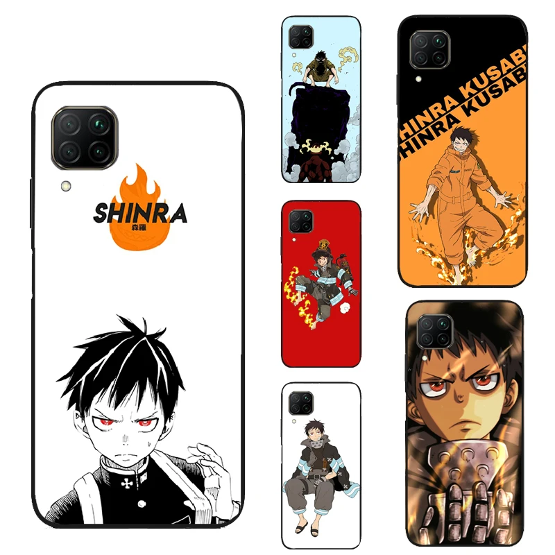 Shinra Fire Force аниме для Huawei P40 Lite P20 P30 Pro Nova 5T P Smart 2019 чехол Honor 50 10 8X 9X 10i | Мобильные