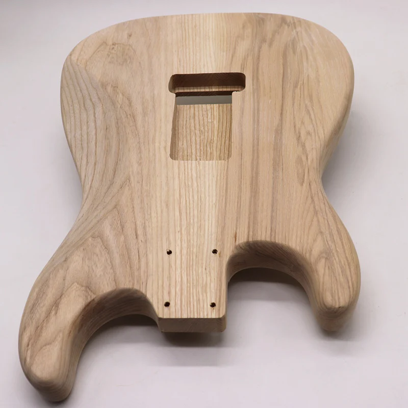 Хорошее качество floyd rose white ashwood ST электрогитара корпус