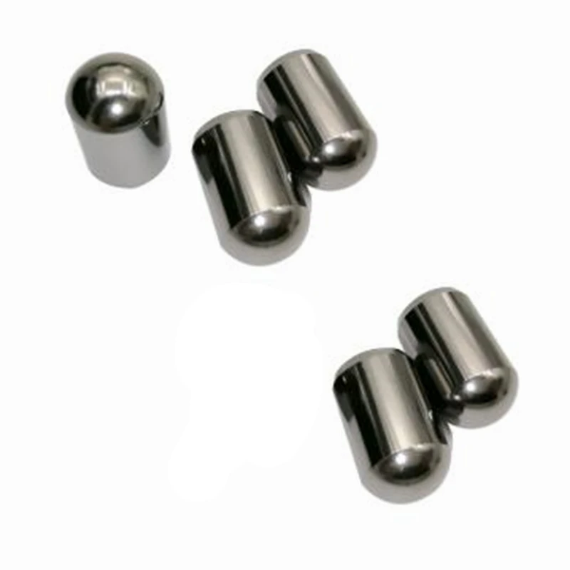 100pcs Tungsten carbide ball tooth D16x22mm cemented buttons customized DTH drill bit inserts rock bullet for mining - купить по