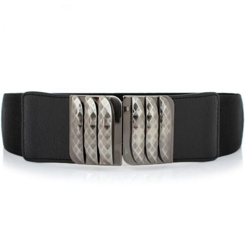 Женские Модные матерчатые пояса корсет винтажный сплав Пряжка эластичный пояс