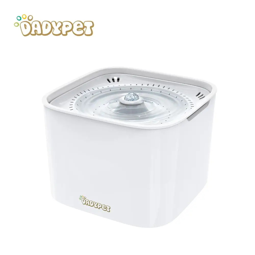 Drinking Fountain Dadypet миска для воды для домашних животных, кошек, фонтан, электрическая миска для воды для автомобильного фильтра с емкостью 2 л, насос для кошек, собак, птиц, морских свинок - Цвет: Drinking Fountain