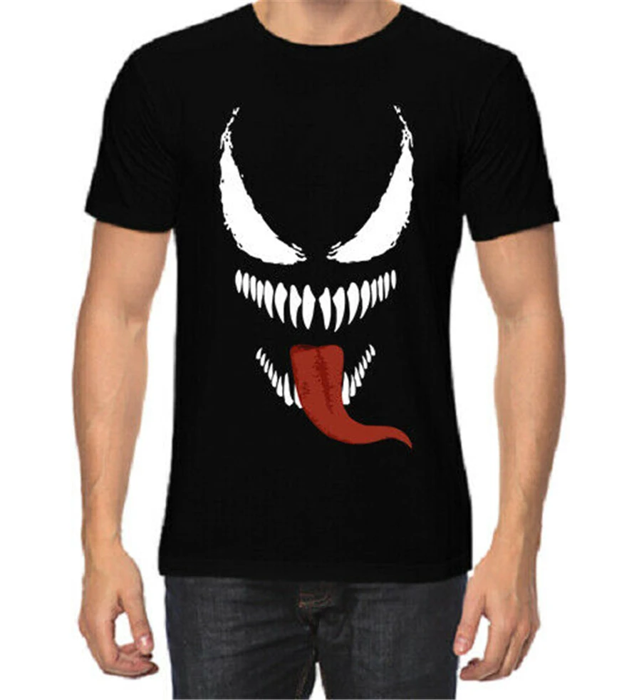 Venom Мужская футболка модная новинка с бирками веселое Harajuku | одежда