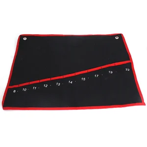 Набор гаечных ключей, Холщовый органайзер, сумка для хранения инструментов, набор ключей с храповым механизмом