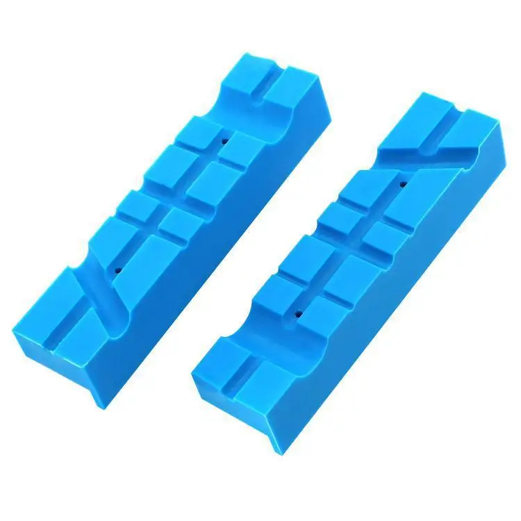 

2pcs Vise Jaws Milling Vise Jaw Clamps with Magnetic Nylon Vise Pad for Holding Firearms Pipe Machine Accessories