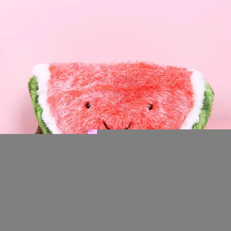 watermelon Креативный плюшевый кулон в виде арбуза и вишни, украшение для дивана, Детская кукла, Cojines Decorativos Para диван, милый декор подушки - Цвет: watermelon