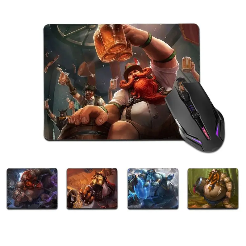 

FHNBLJ High Quality league of legends Gragas gamer play mats Mousepad Top Selling Wholesale Gaming Pad mouse