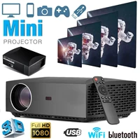 led 4k projector android version 6 01 2g 16g lcd 4200 lumens screen support full hd 1920x1080p eu stock home theater projectors