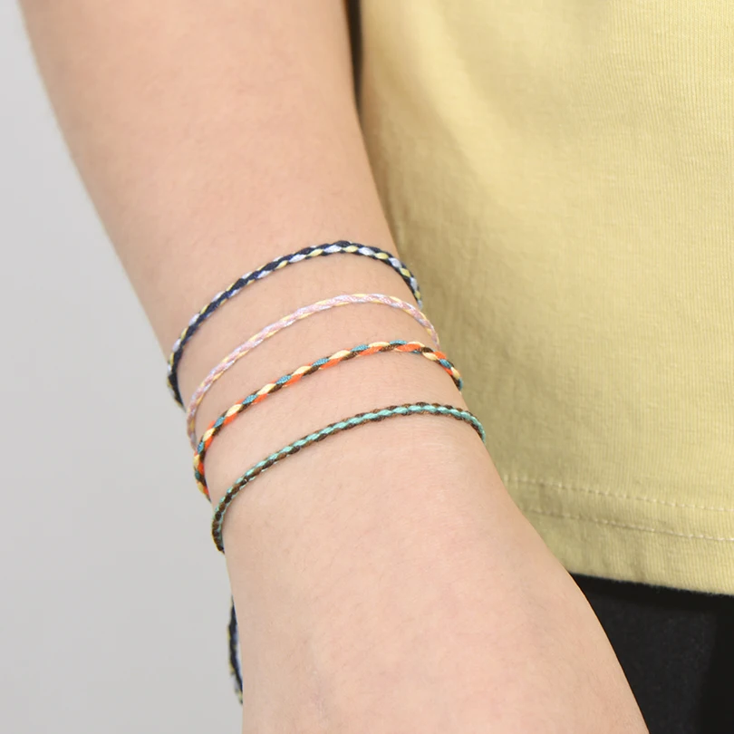 Плетеные браслеты в этническом стиле для пар модный браслет ручной работы с