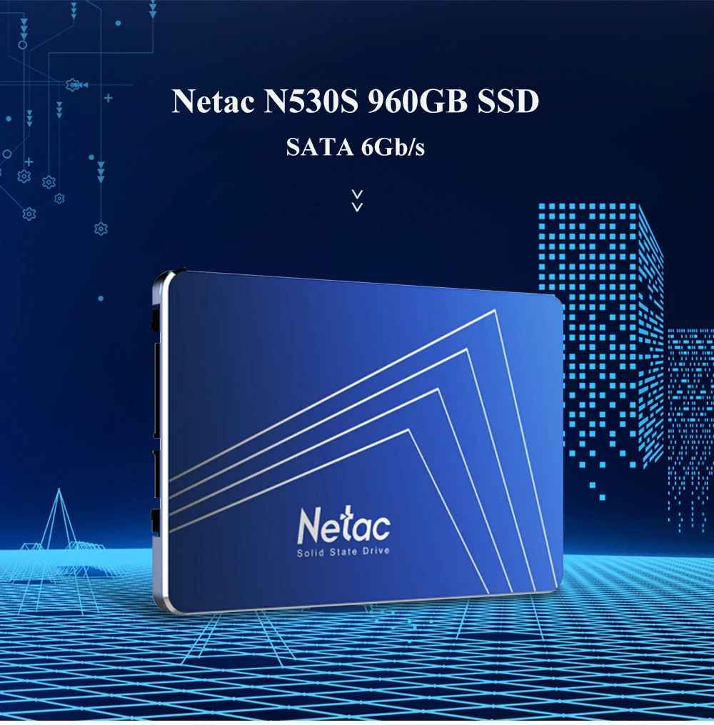 Netac SSD жесткий диск 120 ГБ 240 480 960 SATA3 Внутренний твердотельный накопитель 512 ГБ 720 1 ТБ N500S/N600S для портативных ПК