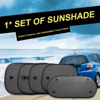 black mesh sunshade sun visor car baby kids car sunscreen uv protection for car window sunscreen suction cups with storage bag