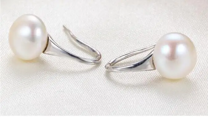 Потрясающая пара натуральных 11 мм подлинных фотографий Южной моря|Серьги-подвески| |