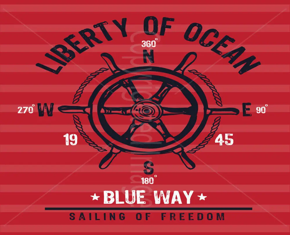 

LIBERTY OF OCEAN METAL TIN SIGN POSTER WALL PLAQUE