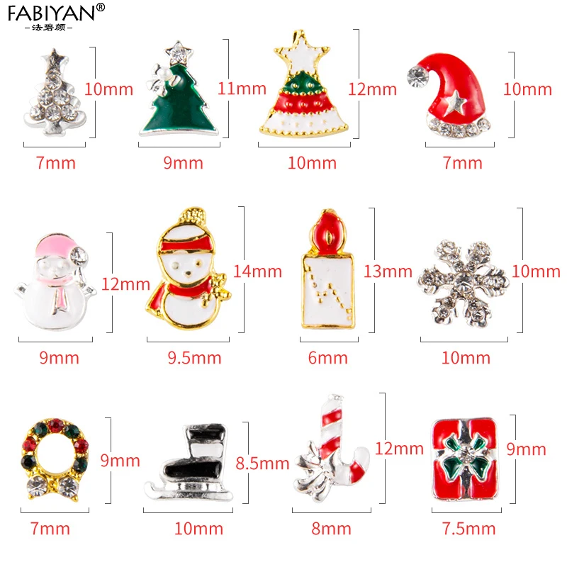 Рождественский дизайн ногтей украшение для маникюр УФ Гель лак ботинки со