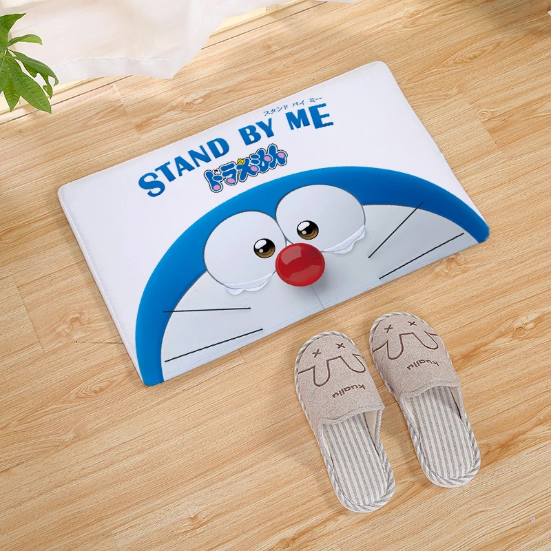 

Cartoon Doraemon Print Home Doormat Insole Kitchen Carpet Indoor Outdoor Welcome Bathroom Anti-Slip Floor Mats 60cm