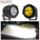 BraveWay светодиодный рабочий светильник 12V 24V Противотуманные огни дополнительные светильник для бездорожья 4x4 ATV грузовик помощь лампы мотоцикла вспомогательные вождения DRL лада ходовые огни для авто прожектор
