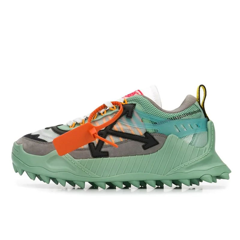 

New Fashion Flat Platform Women Casual Sneakers Genunie Leather Sport Vulcanized Shoes Female Arrow Mixedo-color Non-slip Heel