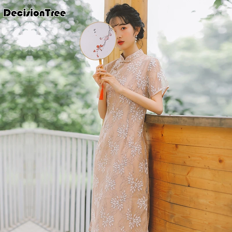 Китайское традиционное платье для женщин cheongsam невесты qipao восточные платья ретро элегантные кружевные вечерние платья на свадьбу qipao