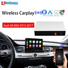 Мультимедийный интерфейс навигация Carplay Поддержка Android АВТО ISO 13 Зеркало Ссылка для Audi A8 2013-2015-2017 D2 D3 D4 4e MMI 3G