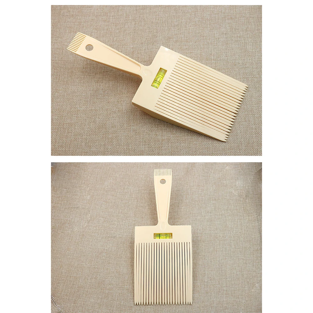 

Hair Pick Comb Barber Clipper Hair Comb Bubber Level Flat Top Comb with Wide Tooth Hair Dyeing Comb Hairdressing Tools for Salon