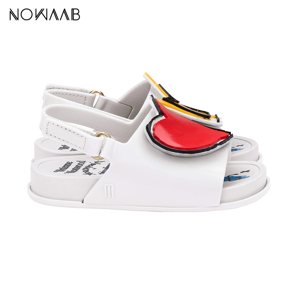 Мини Мелисса пляжные сандалии 2019 летняя одежда для мальчиков и девочек