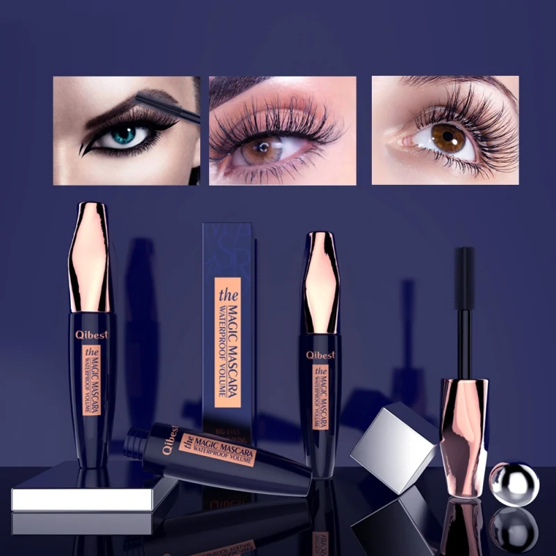 4D Тушь для ресниц макияжа стойкая Водостойкая тушь против размазывания