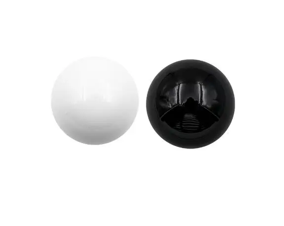 Черно белая круглая ручка переключения для Hurst короткий переключатель передач