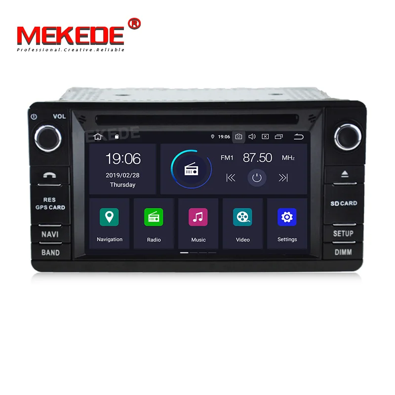 Автомобильный мультимедийный DVD плеер 8 ядер 2Din Android для MITSUBISHI OUTLANDER XL GPS Automotivo