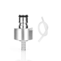 brewing beer carbonation cap w 516 barb ball lock type with 30cm silicone tube for homebrew beer fast soda water soft drink