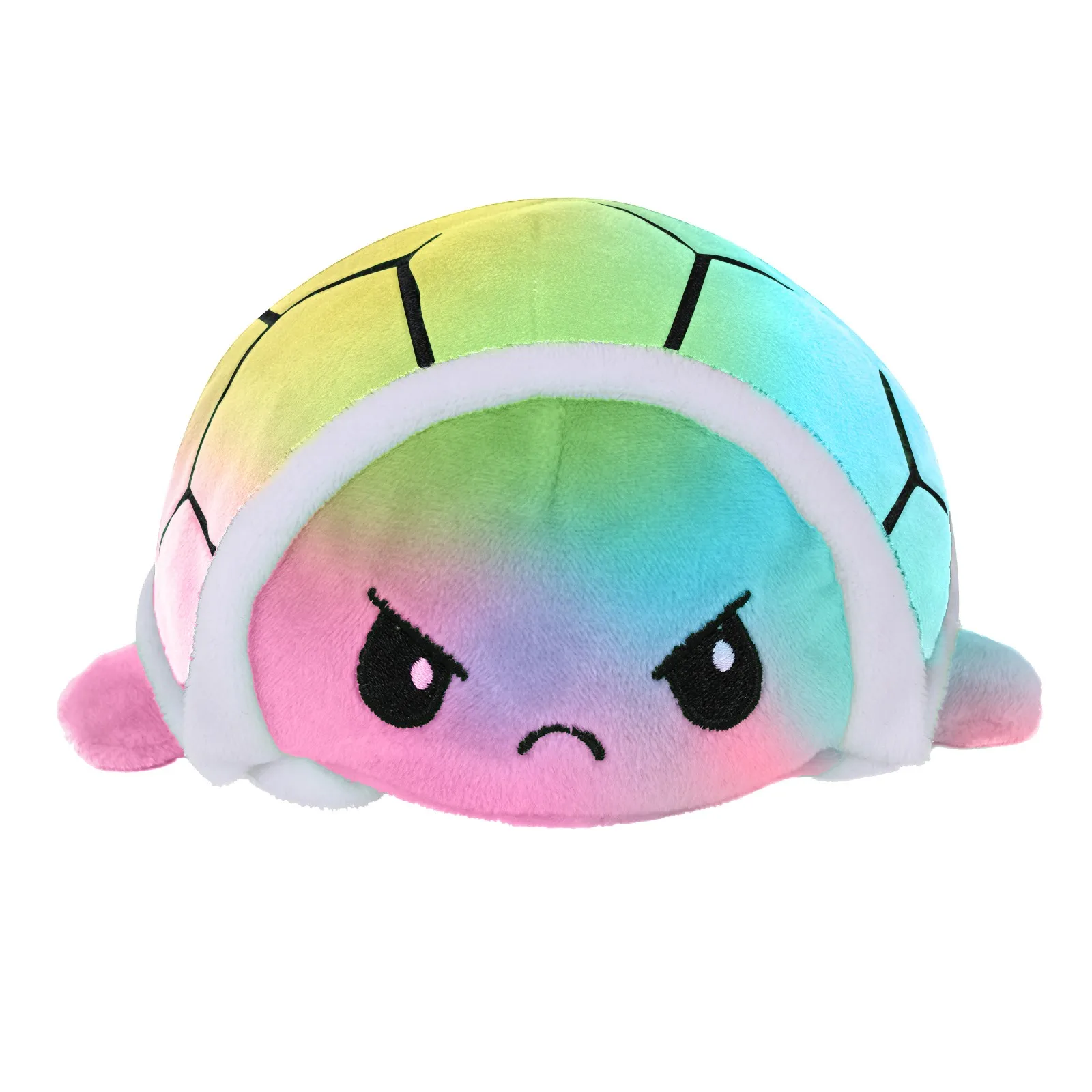 Новинка 2020 двухсторонняя реверсивная черепаха Детская плюшевая игрушка в виде