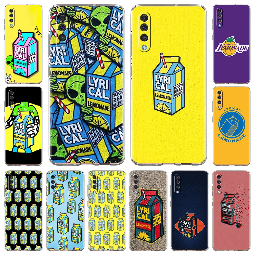 

New Aliens Drink Lyrical Lemonade Transparent Cover for Samsung Galaxy A12 A32 A52 A50 A70 A10 A20 A30 A72 4G Shell Phone Case