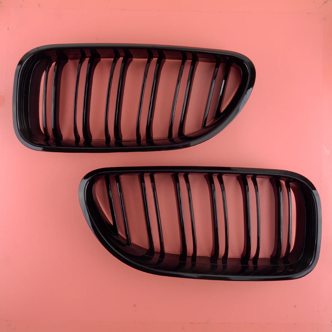 2 шт. 51137212849 глянцевая черная передняя решетка радиатора автомобиля украшение