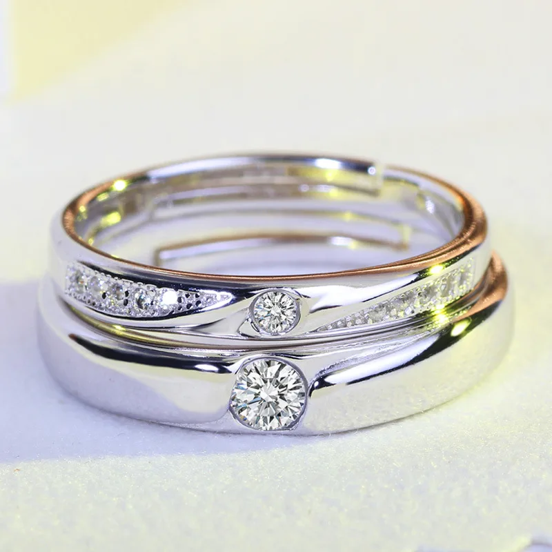 Классическое кольцо с простым дизайном набор инкрустация высокое качество