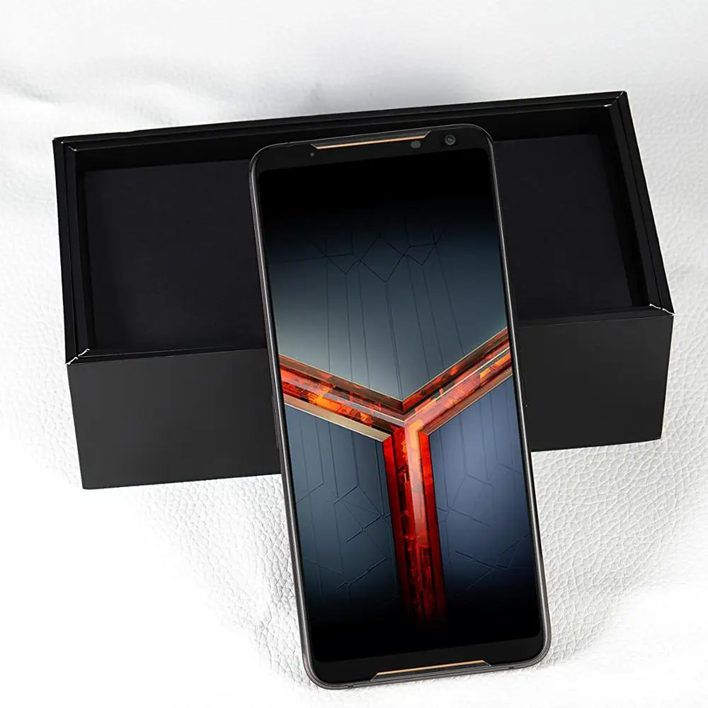 Global Firmwar Asus ROG Phone 2 8 Гб 128 ГБ игровой телефон ROG Phone II ZS660KL 6,59 дюймов 8 Гб 128 ГБ Snapdragon 855+ 6000 мАч мобильный телефон