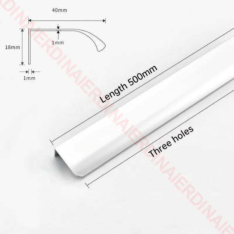 

Ручки для шкафов NAIERDI алюминиевые 80-1200 мм черные/золотые/серебряные