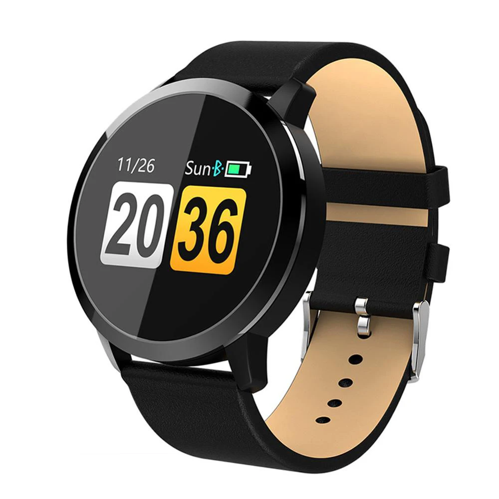 Q8 Смарт часы OLED цветной экран мужские и женские умные модные фитнес трекер